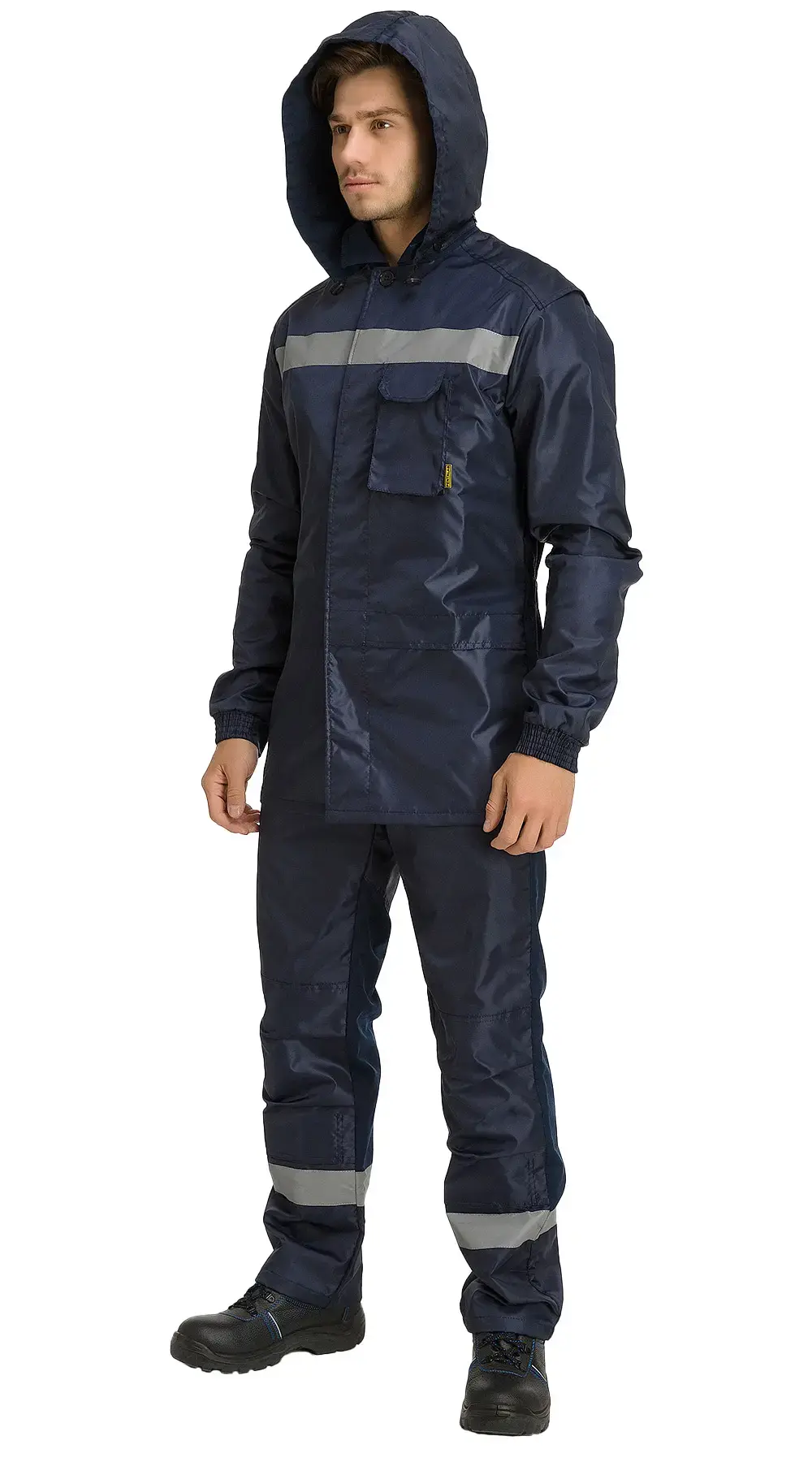 Костюм нефтяника рабочий летний защитный RONTA KS502 Нефть-Антистат темно-синий