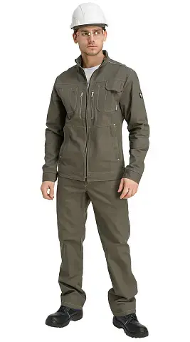 Костюм рабочий мужской летний RONTA KS201 с брюками хаки