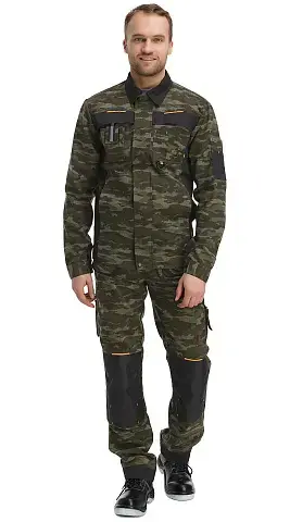 Костюм рабочий мужской летний RONTA KS803 с брюками камуфляжный Костюм рабочий мужской летний RONTA KS803 с брюками камуфляжный
