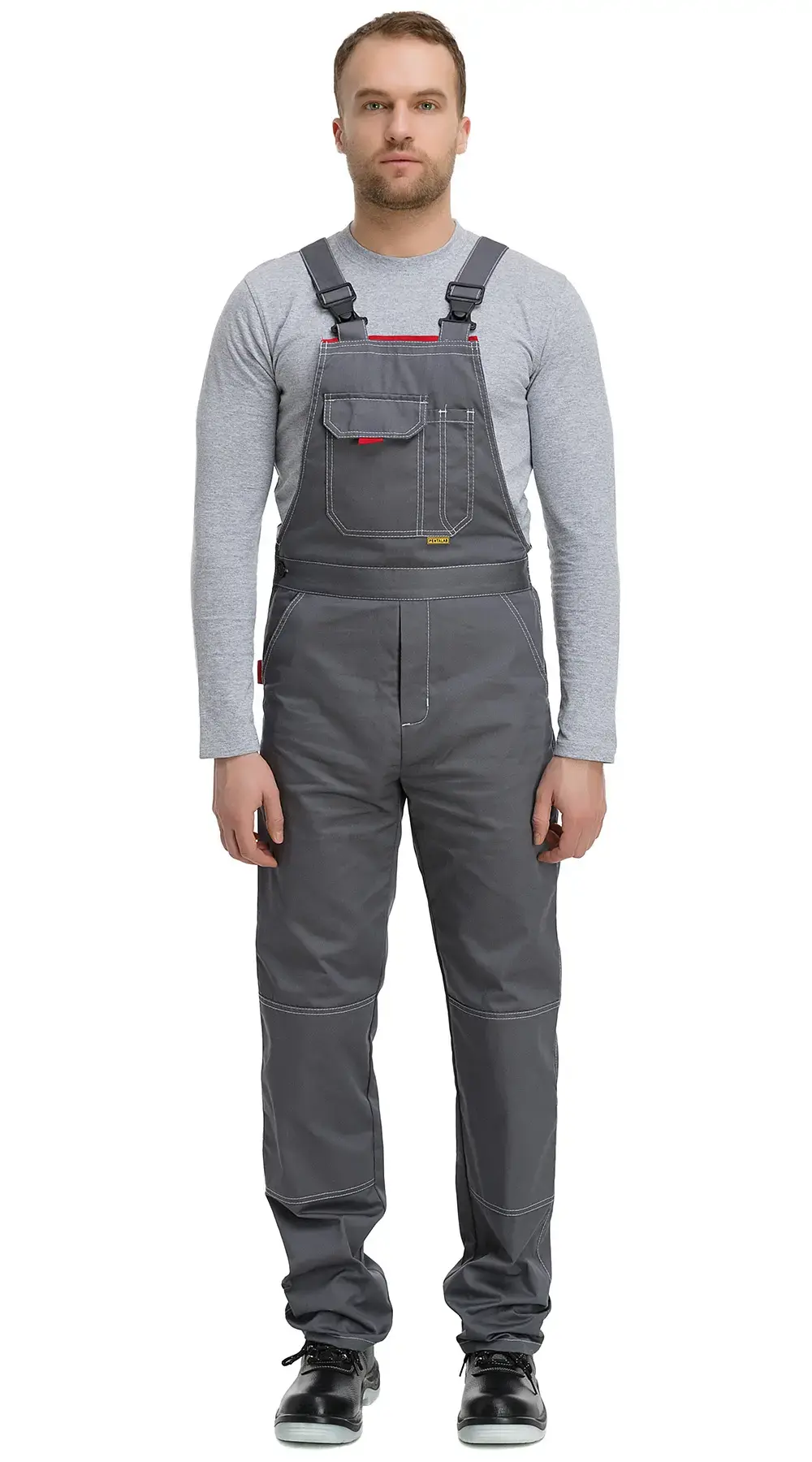Полукомбинезон рабочий мужской летний RONTA PL3099 серый