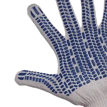 Перчатки трикотажные 5-ти нитка с ПВХ (протектор) Перчатки трикотажные 5-ти нитка с ПВХ (протектор)