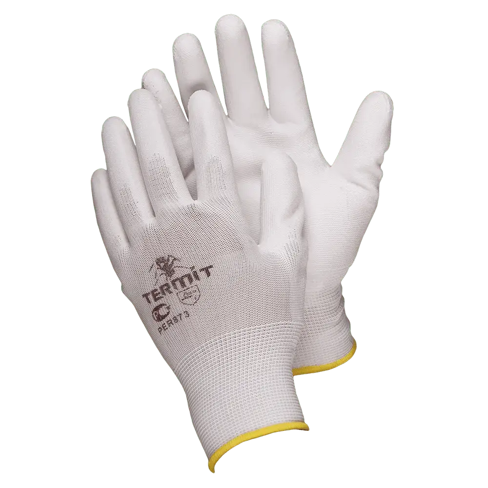 Перчатки  нейлоновые с ПУ покрытием