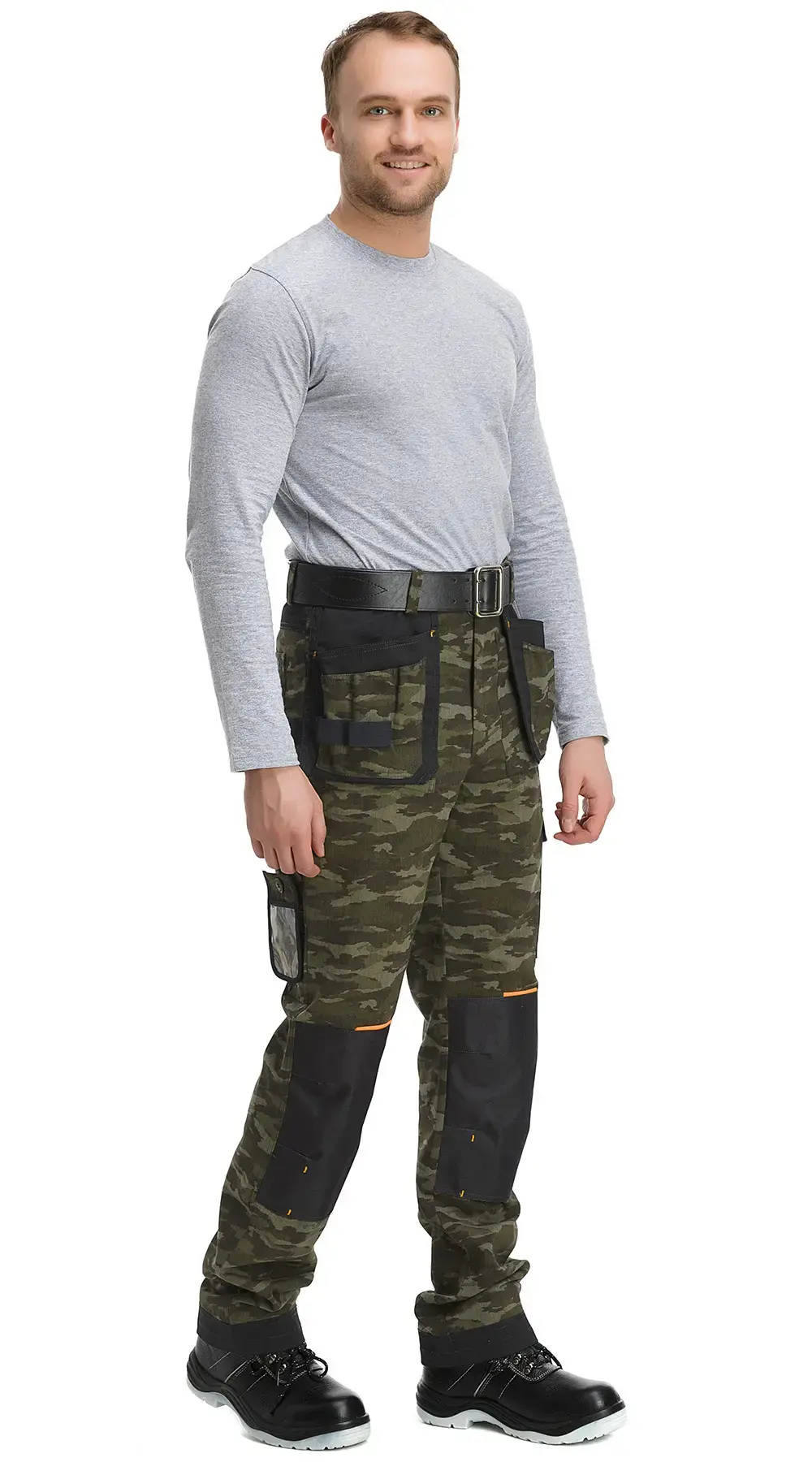 Костюм рабочий мужской летний RONTA KS803 с брюками камуфляжный