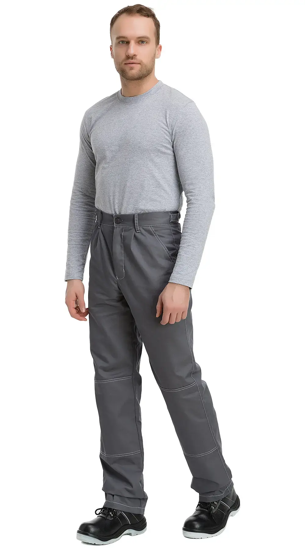 Брюки рабочие мужские летние RONTA BR3095 серые
