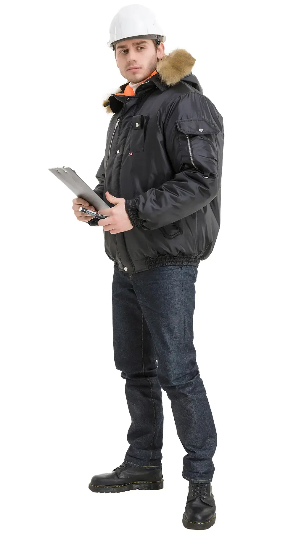Куртка рабочая мужская зимняя утепленная Эталон "Аляска" черная