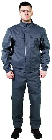 Куртка BRODEKS KS 201 P, серый (с карманом для рации) Куртка BRODEKS KS 201 P, серый (с карманом для рации)