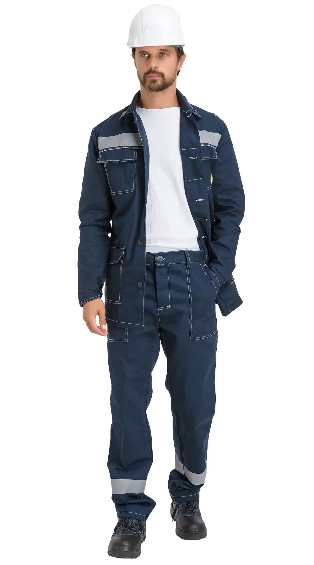 Костюм рабочий мужской летний RONTA KS821 с брюками т. синий