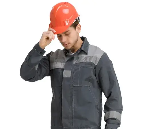 Костюм рабочий мужской летний RONTA KS811 с брюками темно-серый, светло-серый