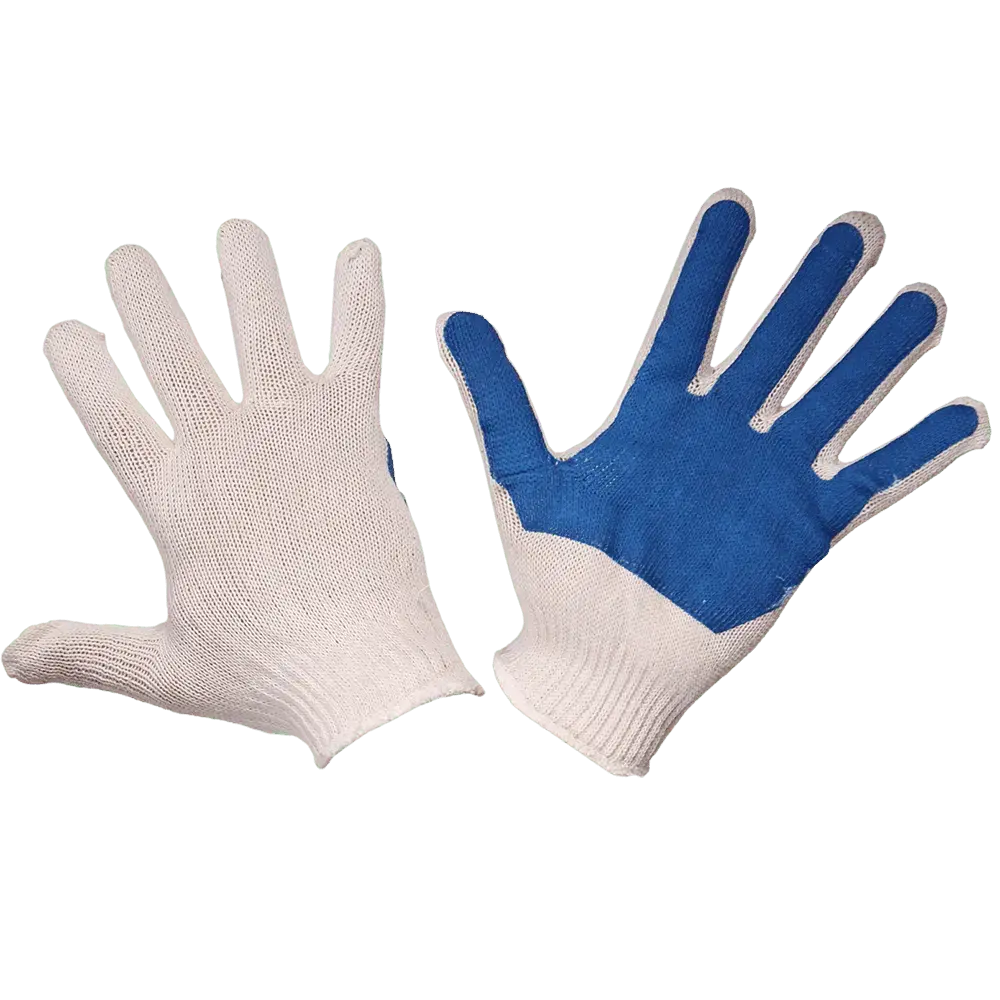 Перчатки трикотажные с ПВХ (накатка)