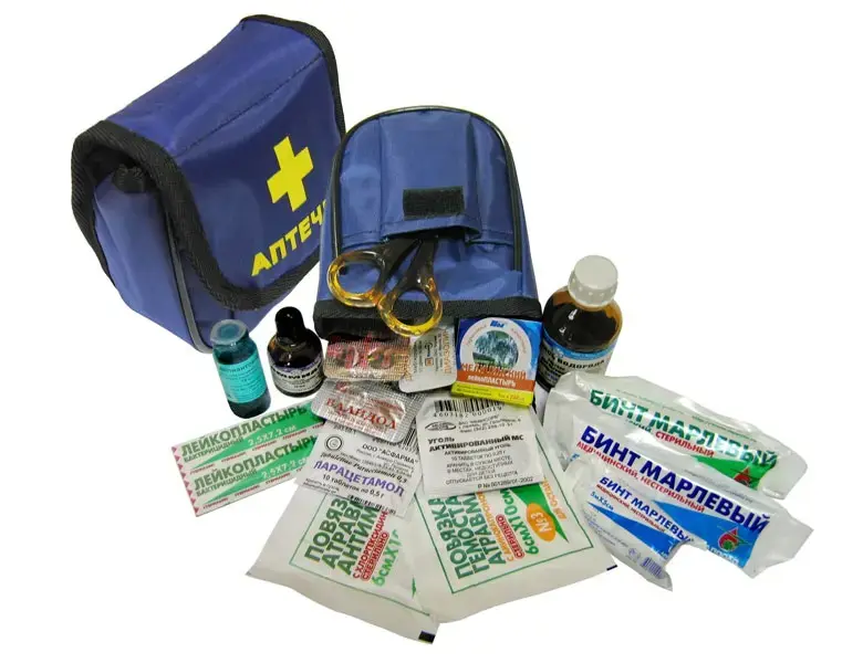 Аптечка туристическая (поясная сумка)