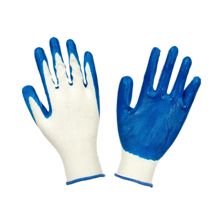 Перчатки нейлоновые с нитриловым обливом СУПЕР ЛЮКС