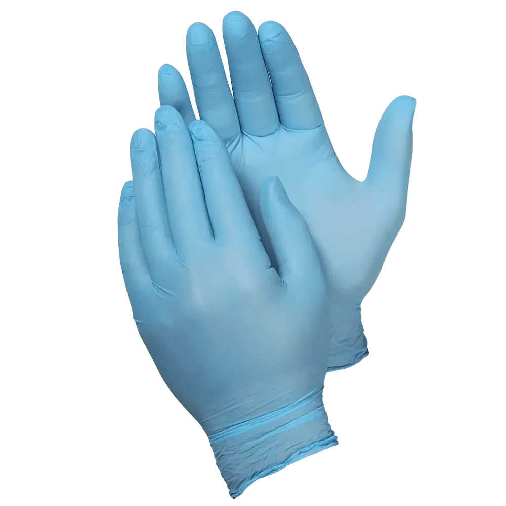 Перчатки нитриловые смотровые (н/стерил., неопудренные,  текстурированные)