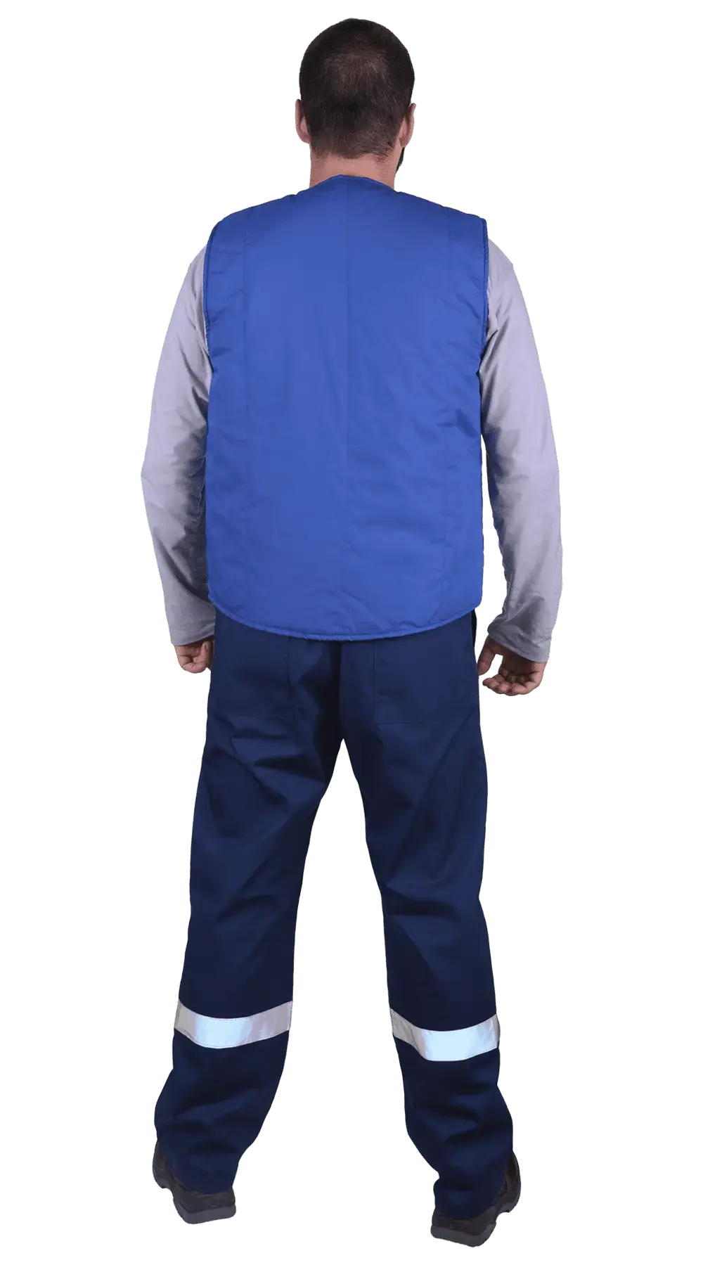 Жилет рабочий мужской утепленный зимний RONTA JT558 синий