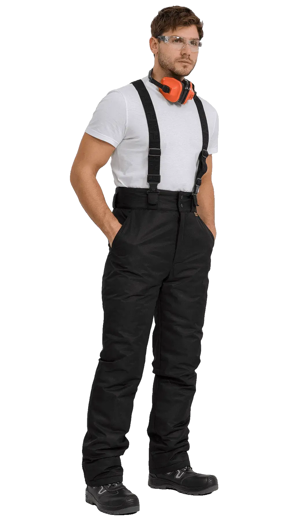 Брюки рабочие мужские утепленные RONTA BR930 MEMBRANE черные