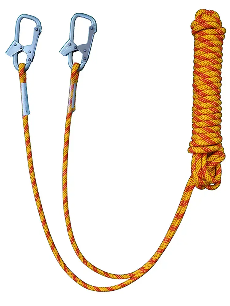 Строп из каната 20 м с двумя монтажными карабинами