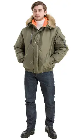 Куртка рабочая мужская зимняя утепленная Эталон "Аляска" хаки Куртка рабочая мужская зимняя утепленная Эталон "Аляска" хаки