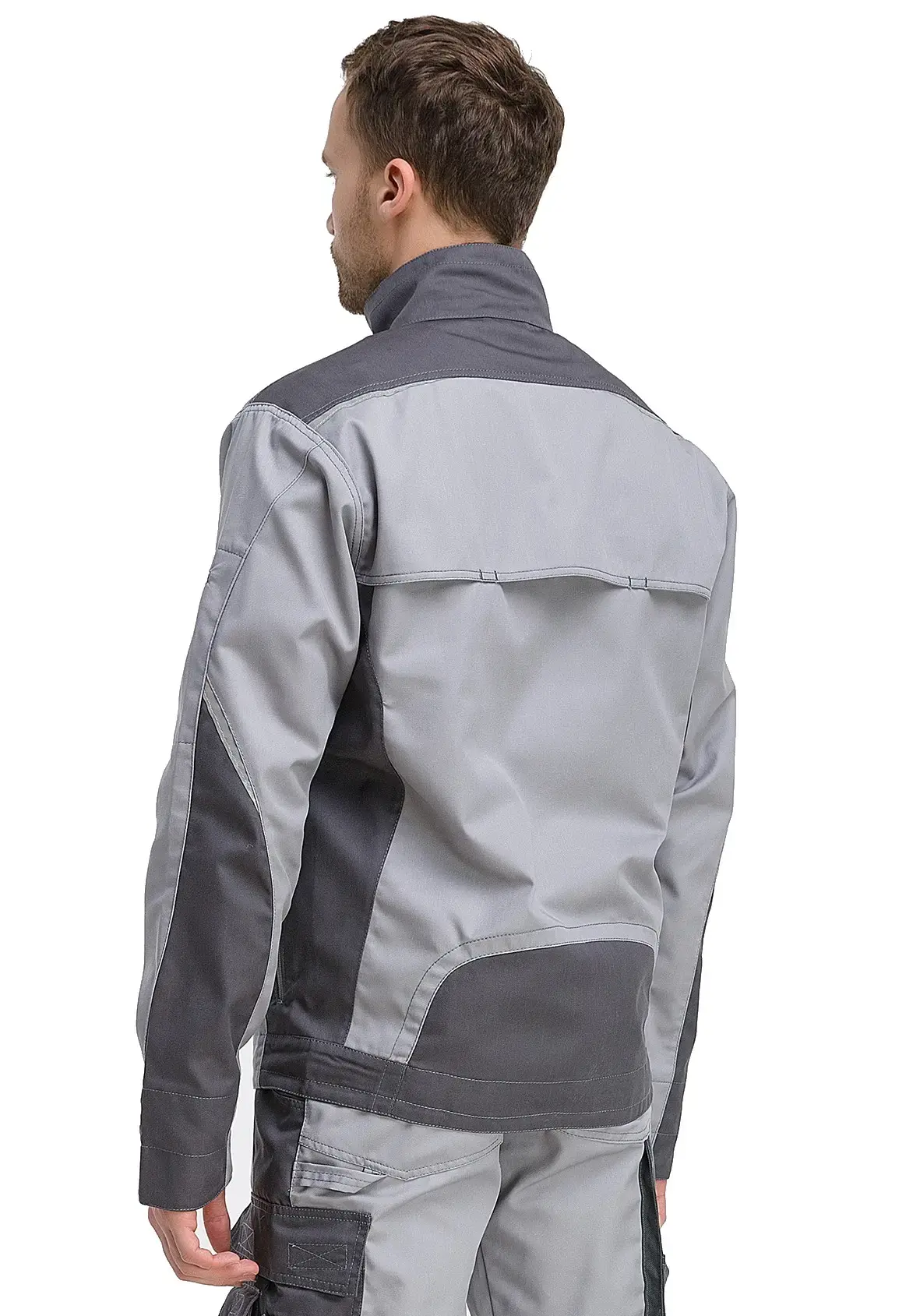 Куртка рабочая мужская летняя RONTA KR2020 светло-серый, темно-серый