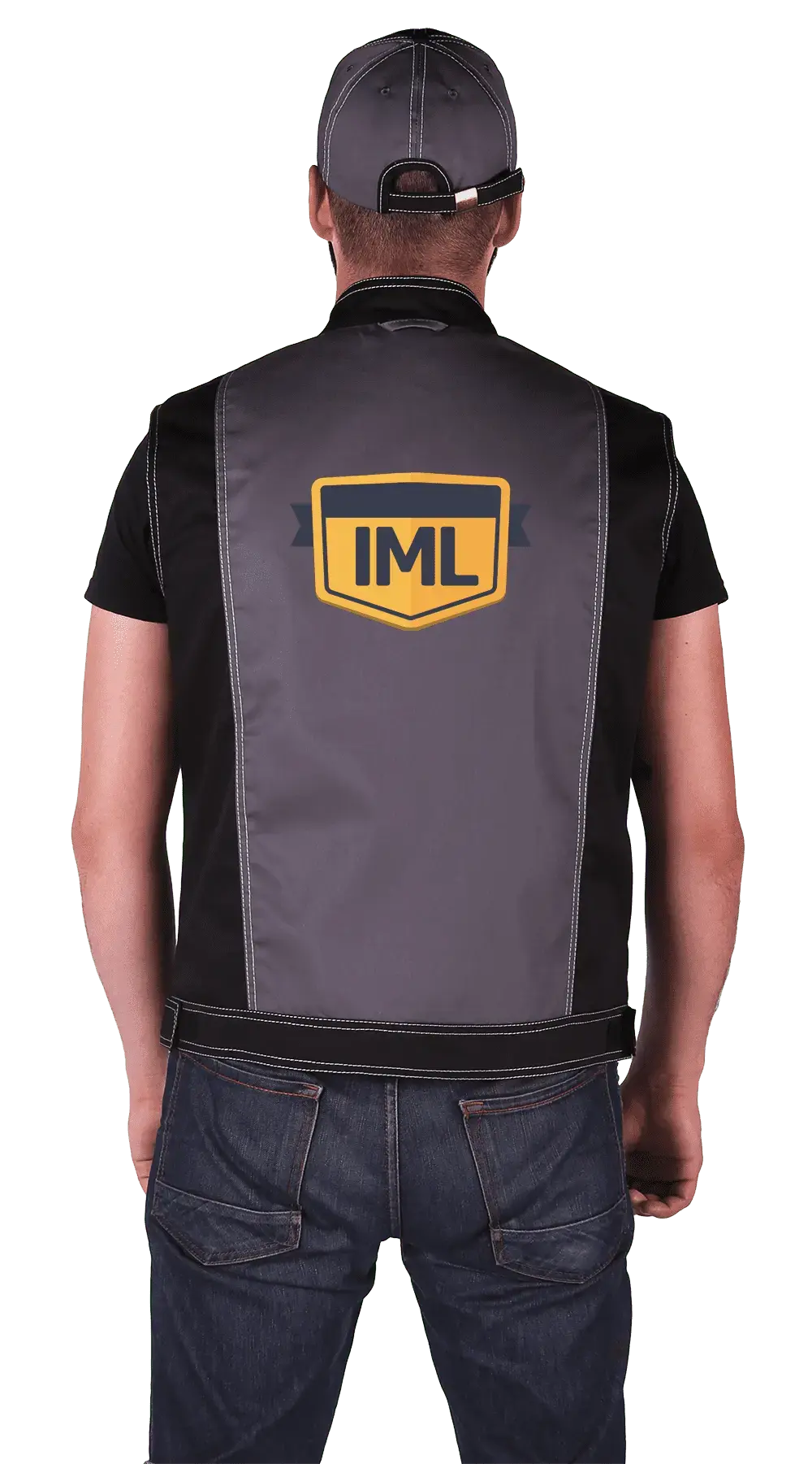 Жилет и кепка курьера "IML"
