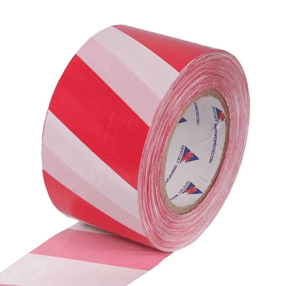 Лента оградительная ЛО-250 красно-белая