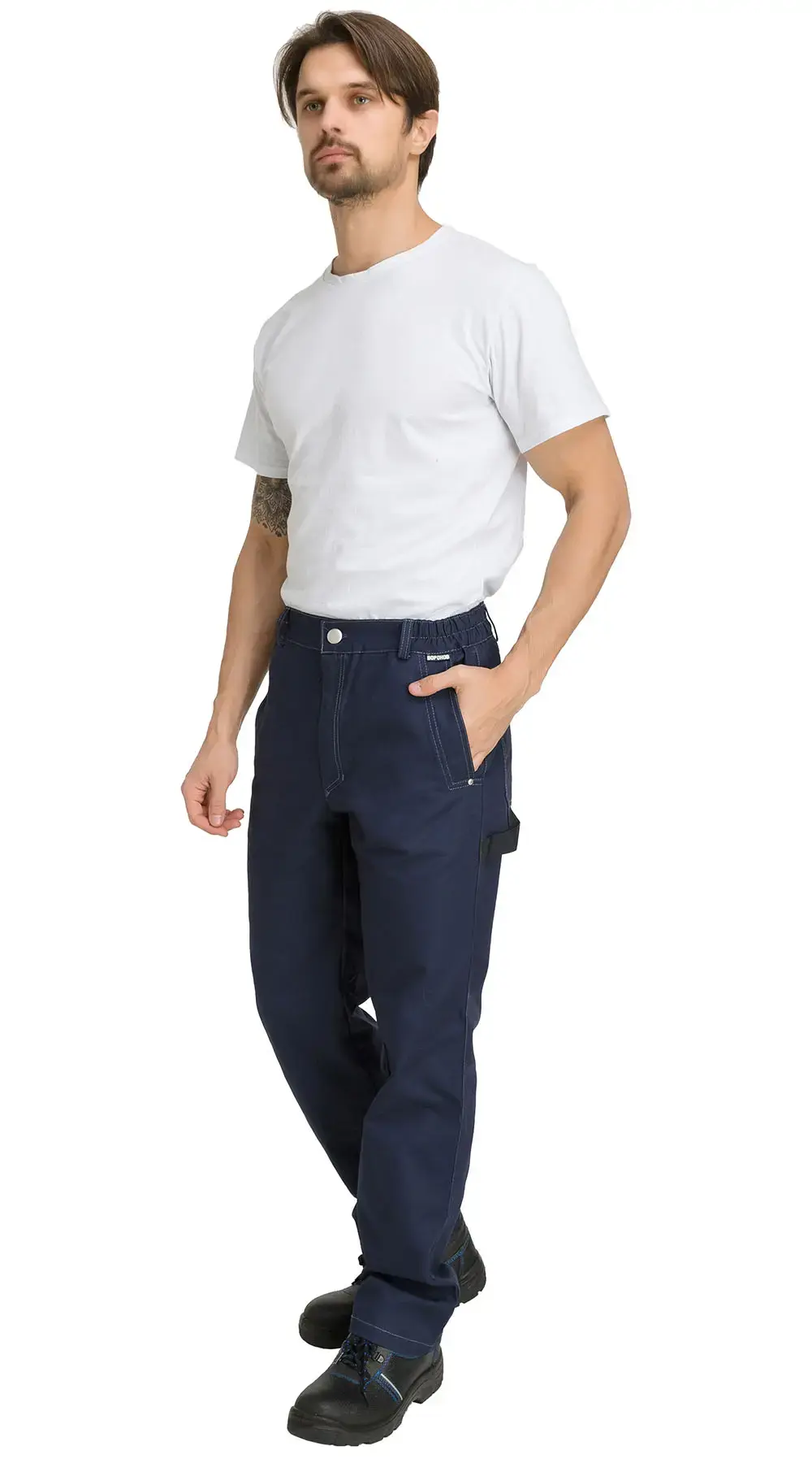 Костюм рабочий мужской летний RONTA KS201 с брюками синий