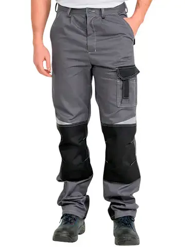 Брюки рабочие мужские летние RONTA BR206 темно-серые, черные