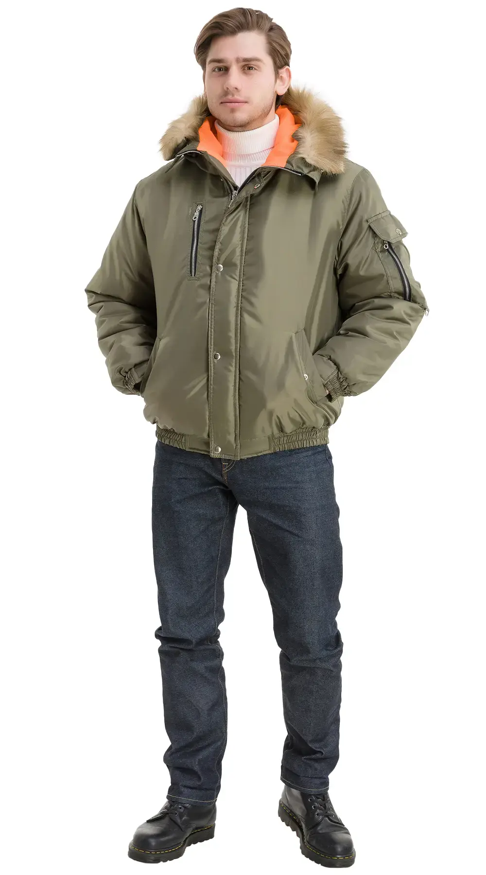 Куртка рабочая мужская зимняя утепленная Эталон "Аляска" хаки