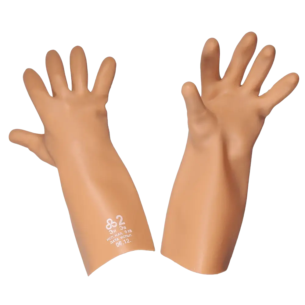 Перчатки диэлектрические латексные бесшовные