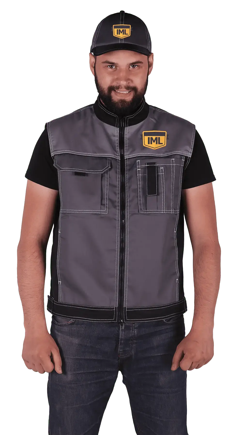 Жилет и кепка курьера "IML"