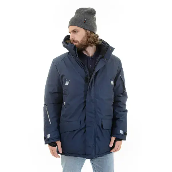 Зимняя куртка-парка BRODEKS KW204, синий 