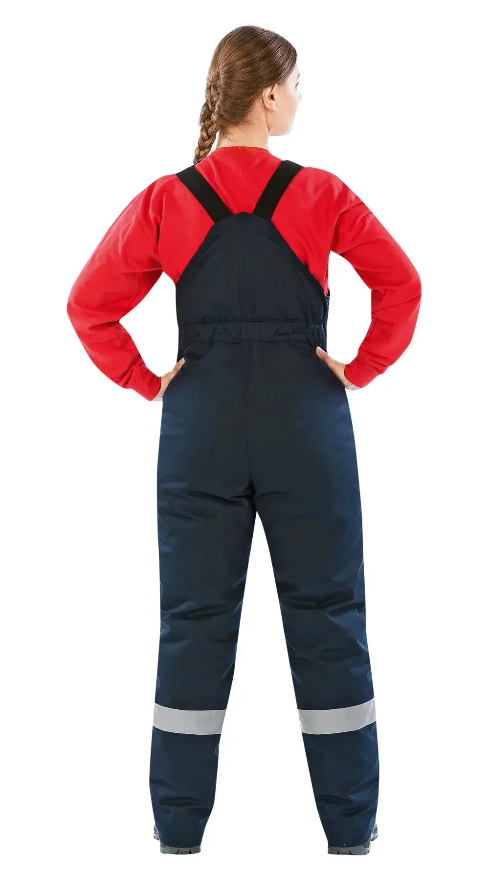 Куртка рабочая женская зимняя утепленная Восток-Сервис "ЛЕДИ АНГАРА" темно-синяя