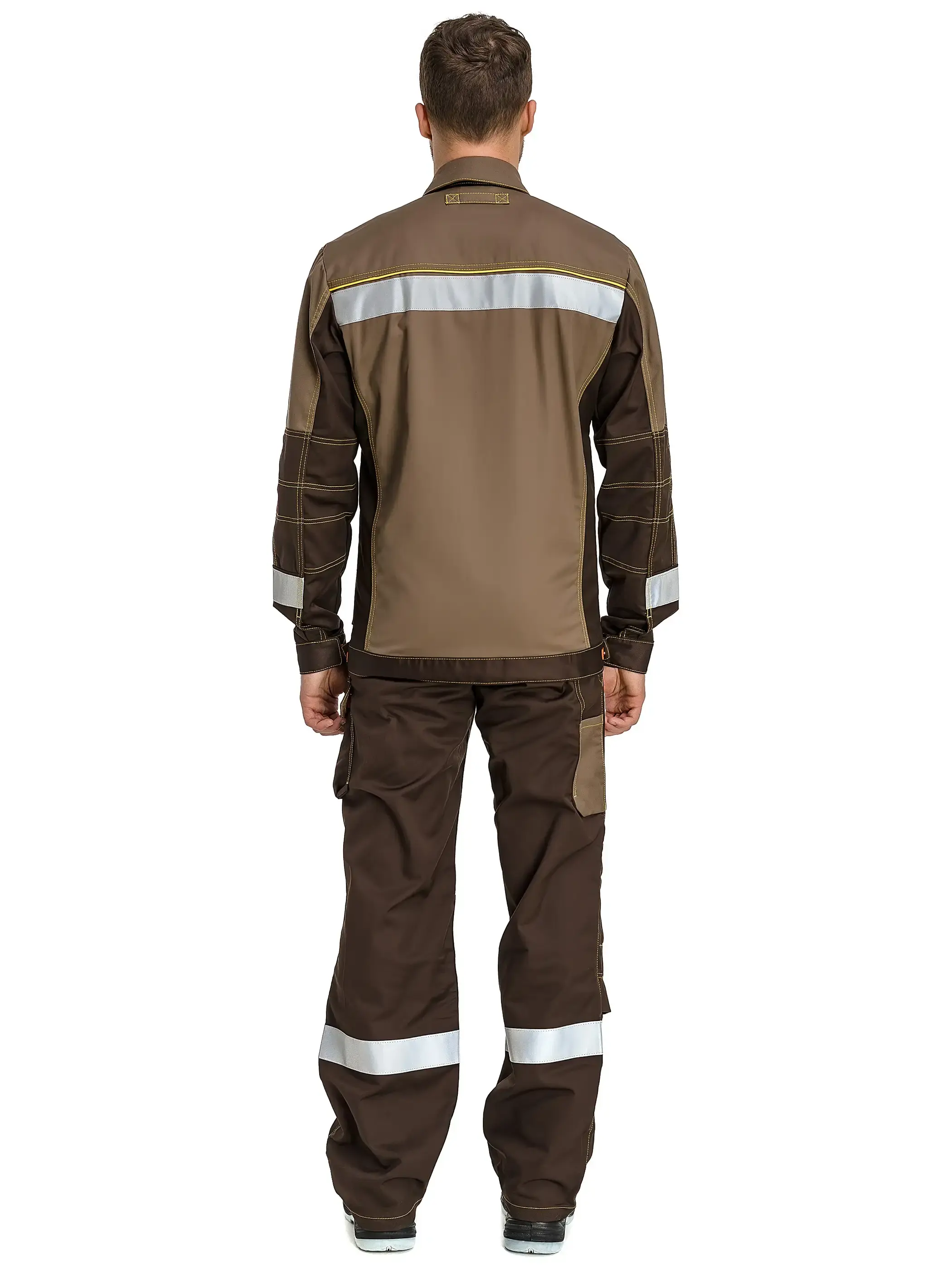 Куртка рабочая мужская летняя Техноавия "Бавария" светло-коричневый, коричневый