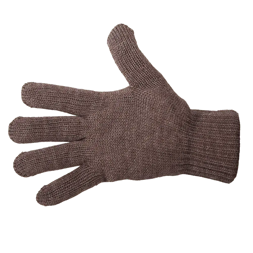 Перчатки полушерстяные двойной вязки "Нерпа"