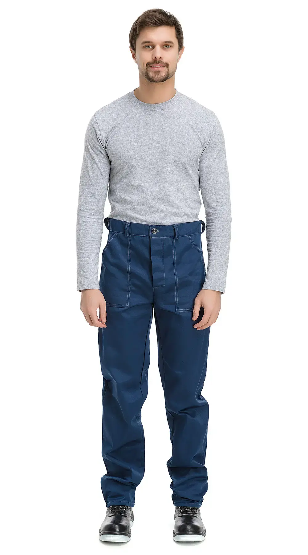 Костюм рабочий мужской летний RONTA KS316 темно-синий, васильковый