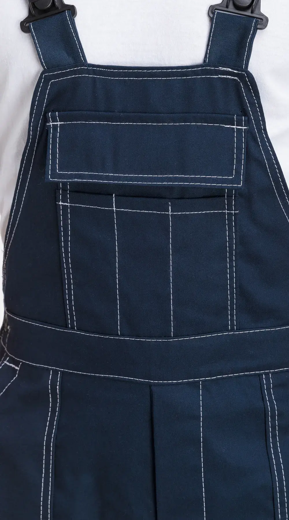 Костюм рабочий мужской летний RONTA KS910 с полукомбинезоном темно-синий