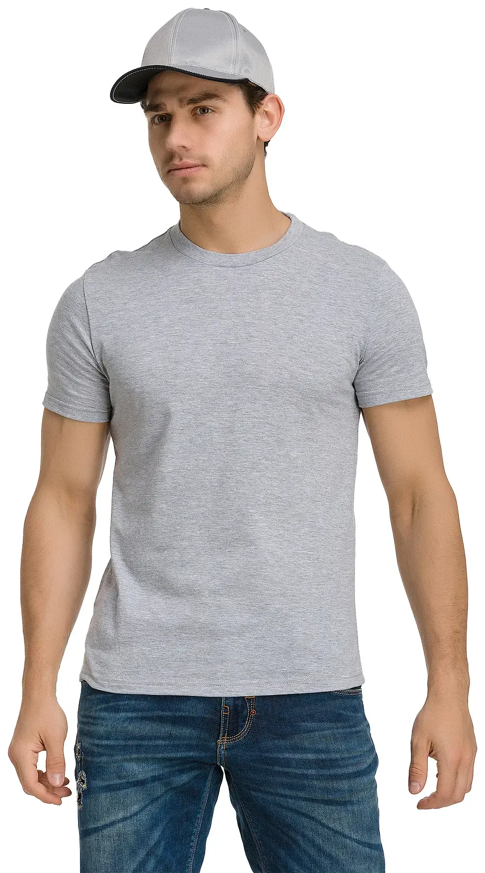 Кепка RONTA KP013 светло-серая, черная