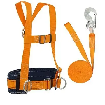 Удерживающая система с наплечными лямками и стропом из ленты 12 м УС 2 АД 12 м