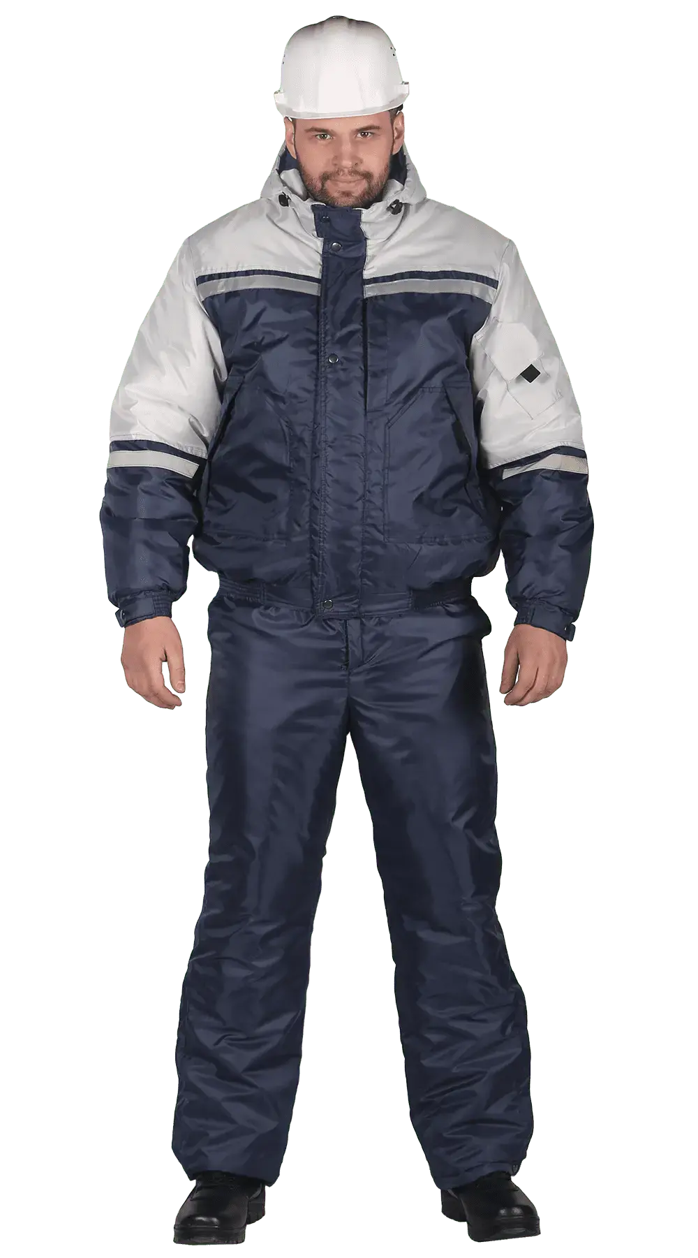 Костюм "Стим" (т.синий/св.серый)