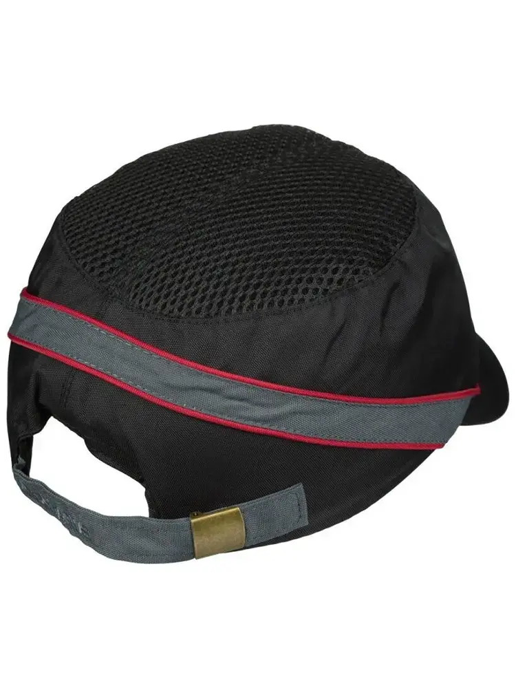 Защитная каскетка Delta Plus AIR COLTAN черная/красная, козырек 3см COLTAAINOMI