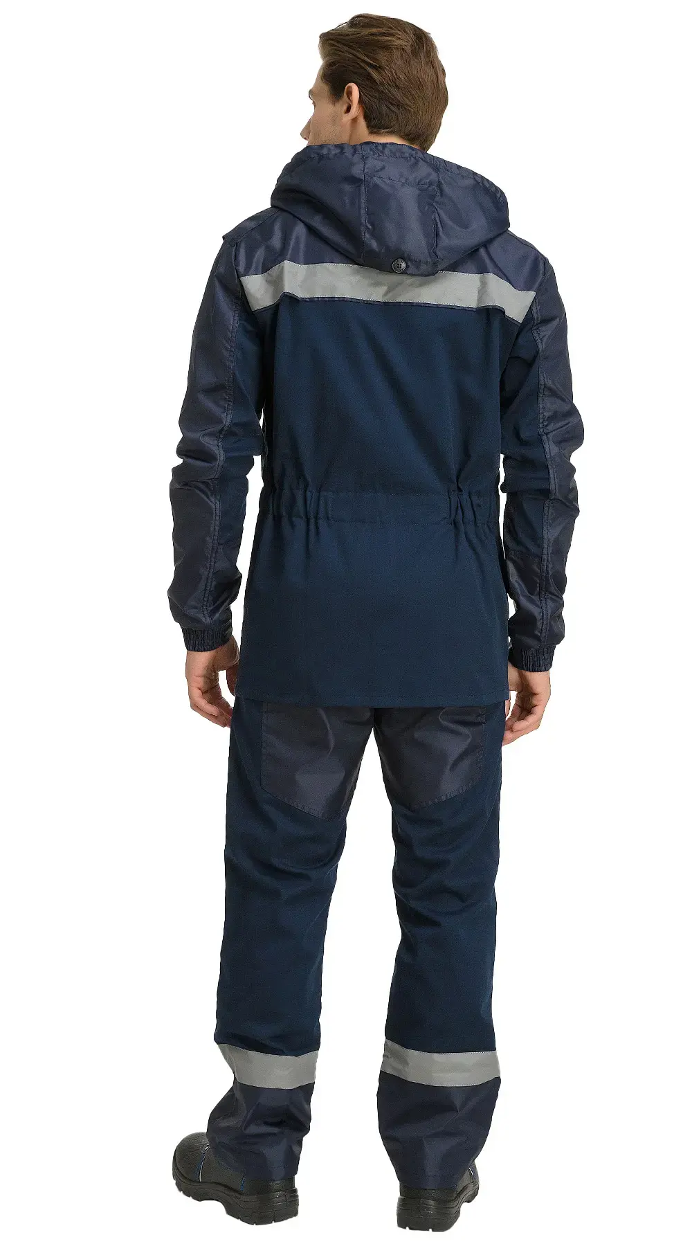 Костюм нефтяника рабочий летний защитный RONTA KS502 Нефть-Антистат темно-синий