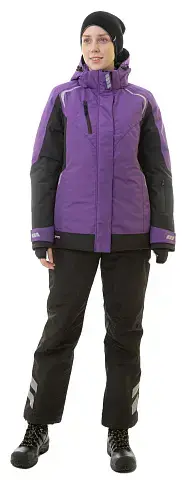 Зимняя женская куртка BRODEKS KW208, фиолетовый Зимняя женская куртка BRODEKS KW208, фиолетовый