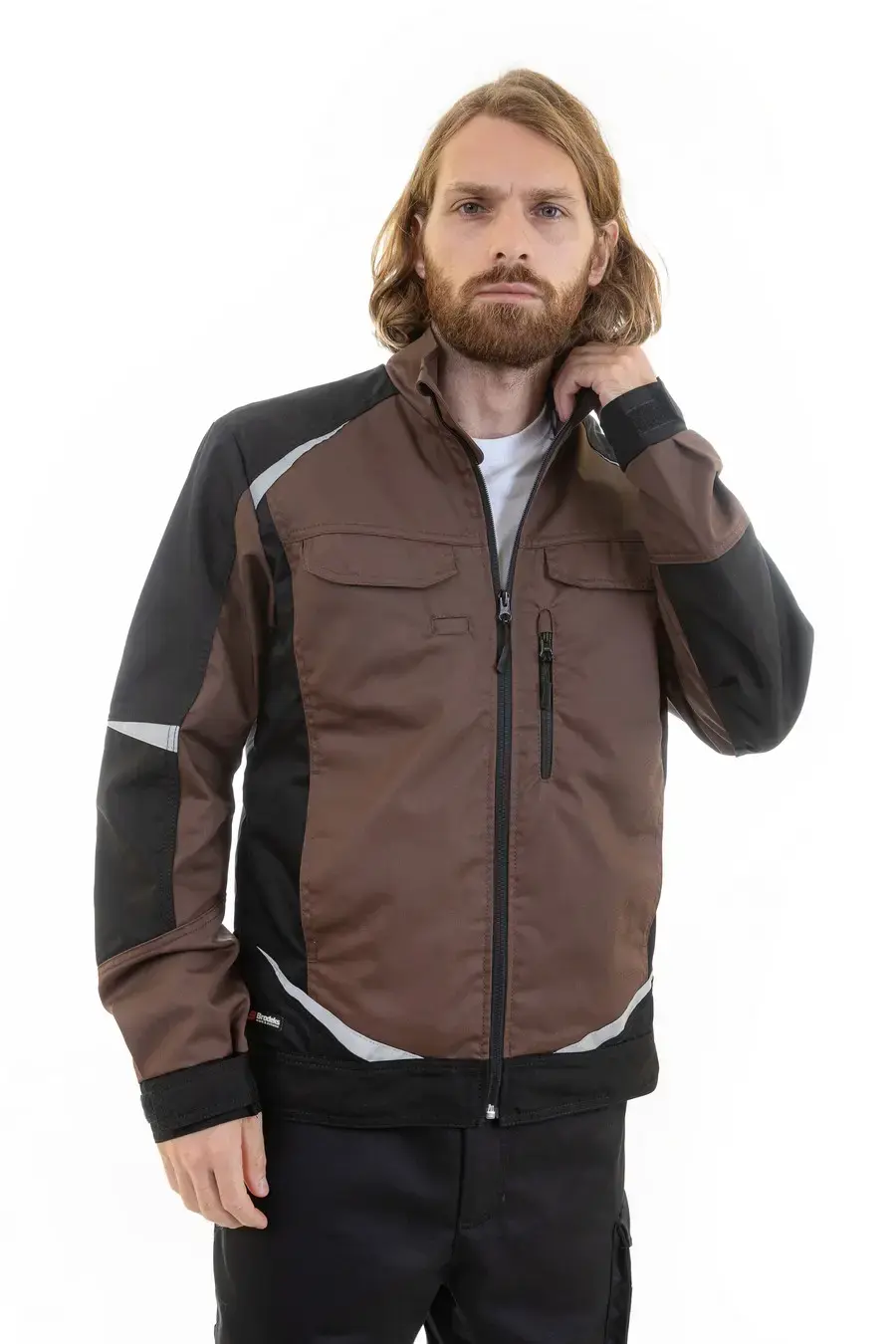 Куртка BRODEKS KS202, коричневый/черный