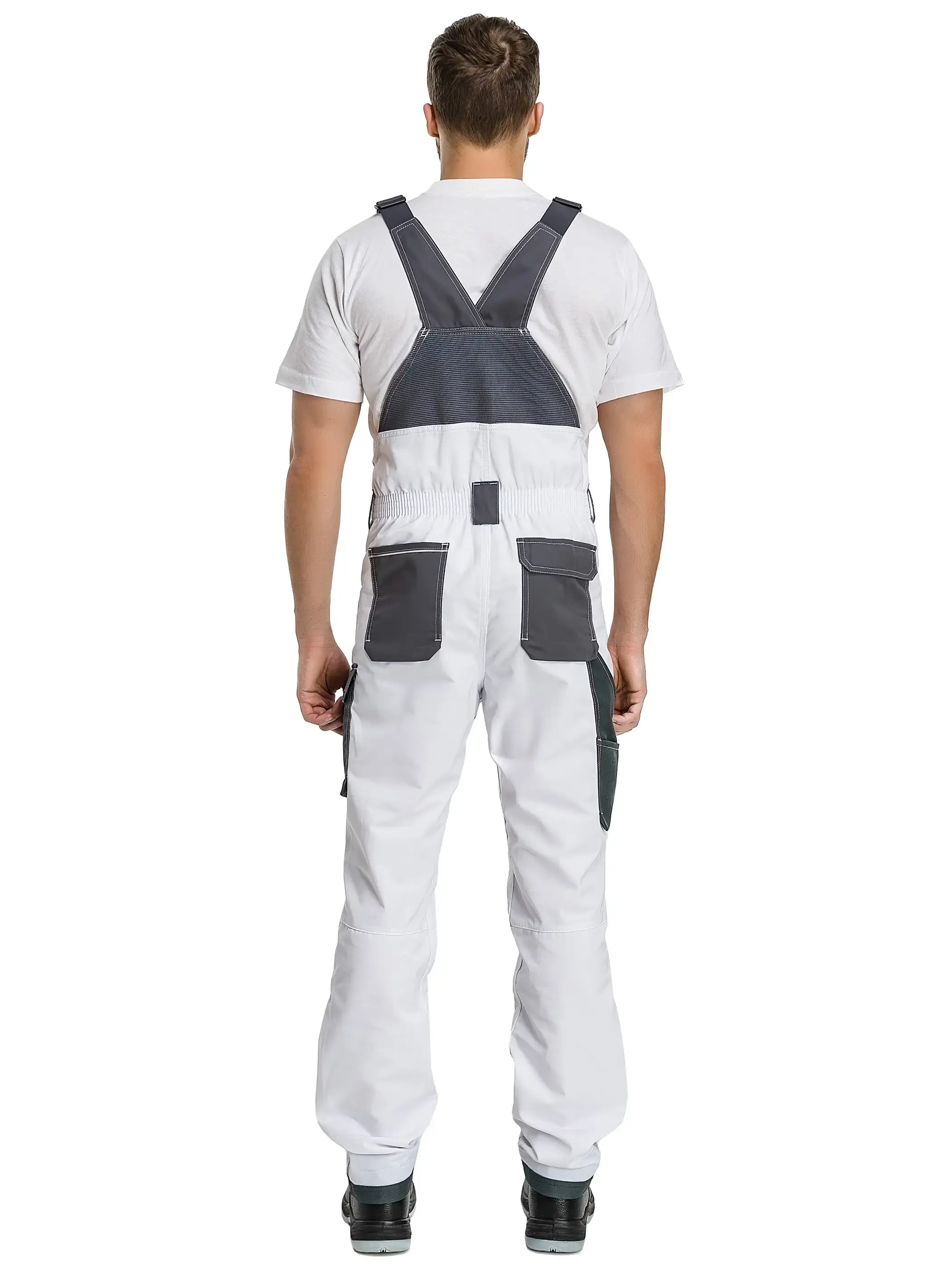 Полукомбинезон мужской летний Техноавиа "Милан" белый, серый