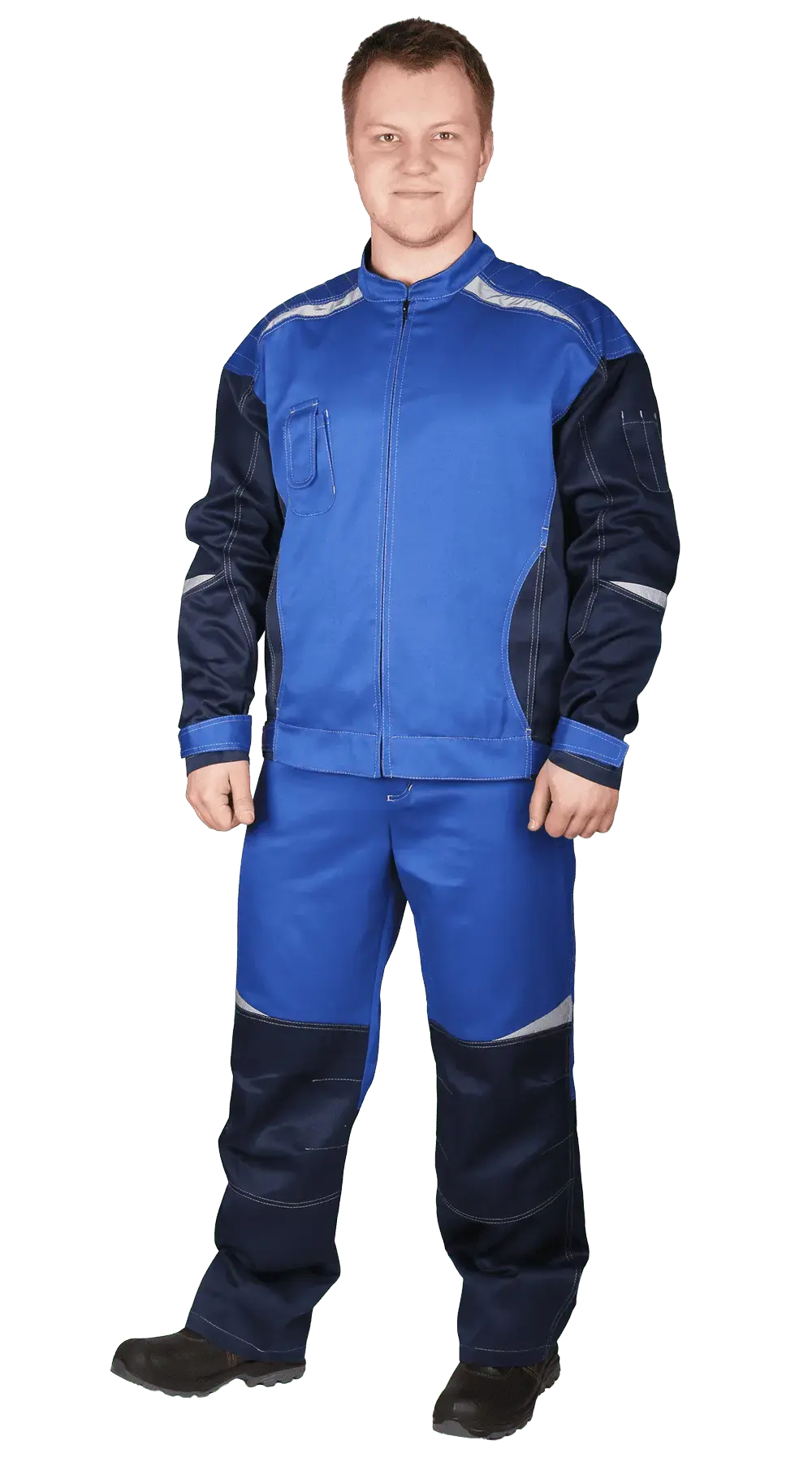 Костюм рабочий мужской летний RONTA KS908 васильковый, темно-синий