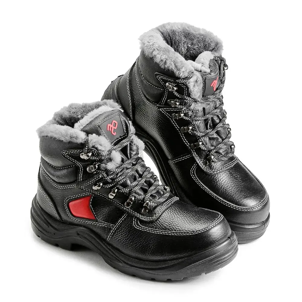 Ботинки "Профессионал-22РНМ" ПУ/Р нат. мех с КП