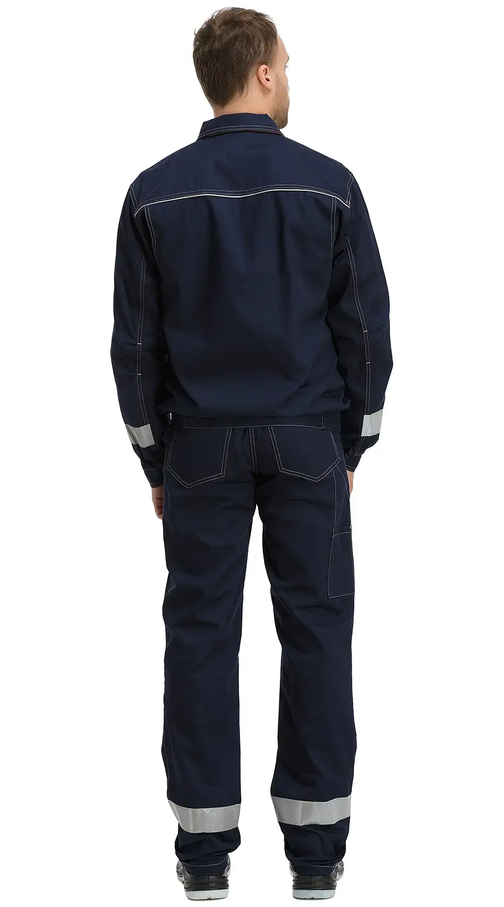 Костюм мужской летний Техноавиа "Техно СОП" с полукомбинезоном темно-синий
