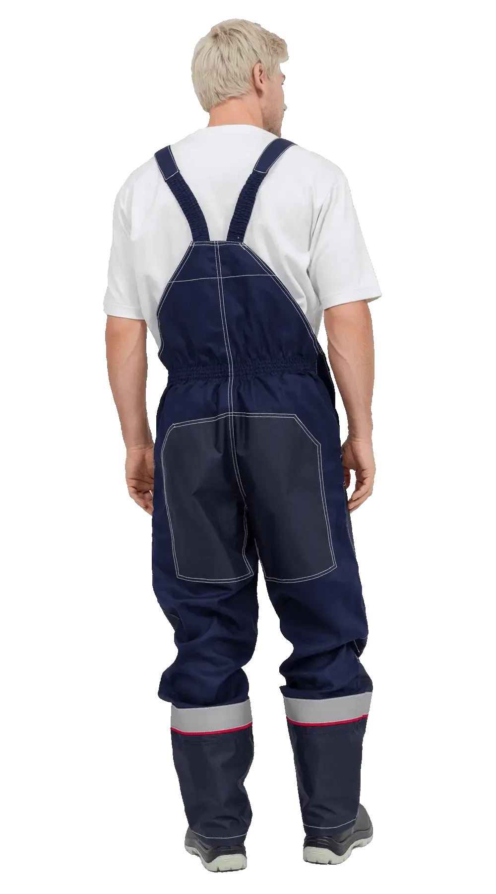 Костюм нефтяника мужской летний RONTA KS416 с полукомбинезоном темно-синий