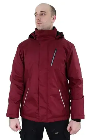 Зимняя куртка BRODEKS KW210, темно-красный
