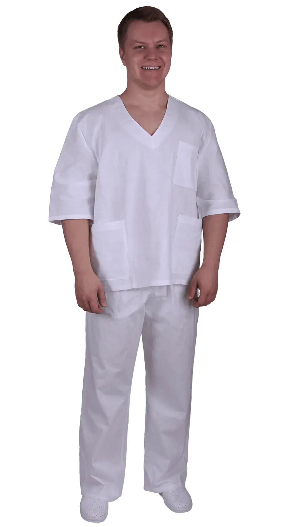 Костюм пекаря рабочий мужской RONTA KS499 белый