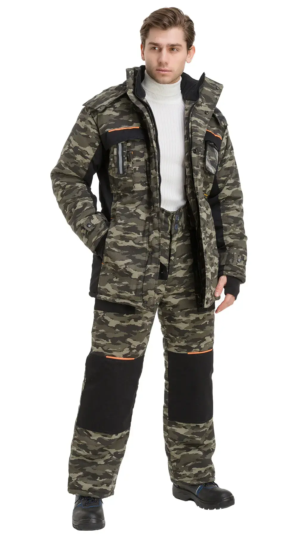 Костюм рабочий мужской утепленный зимний RONTA KS920 камуфляж