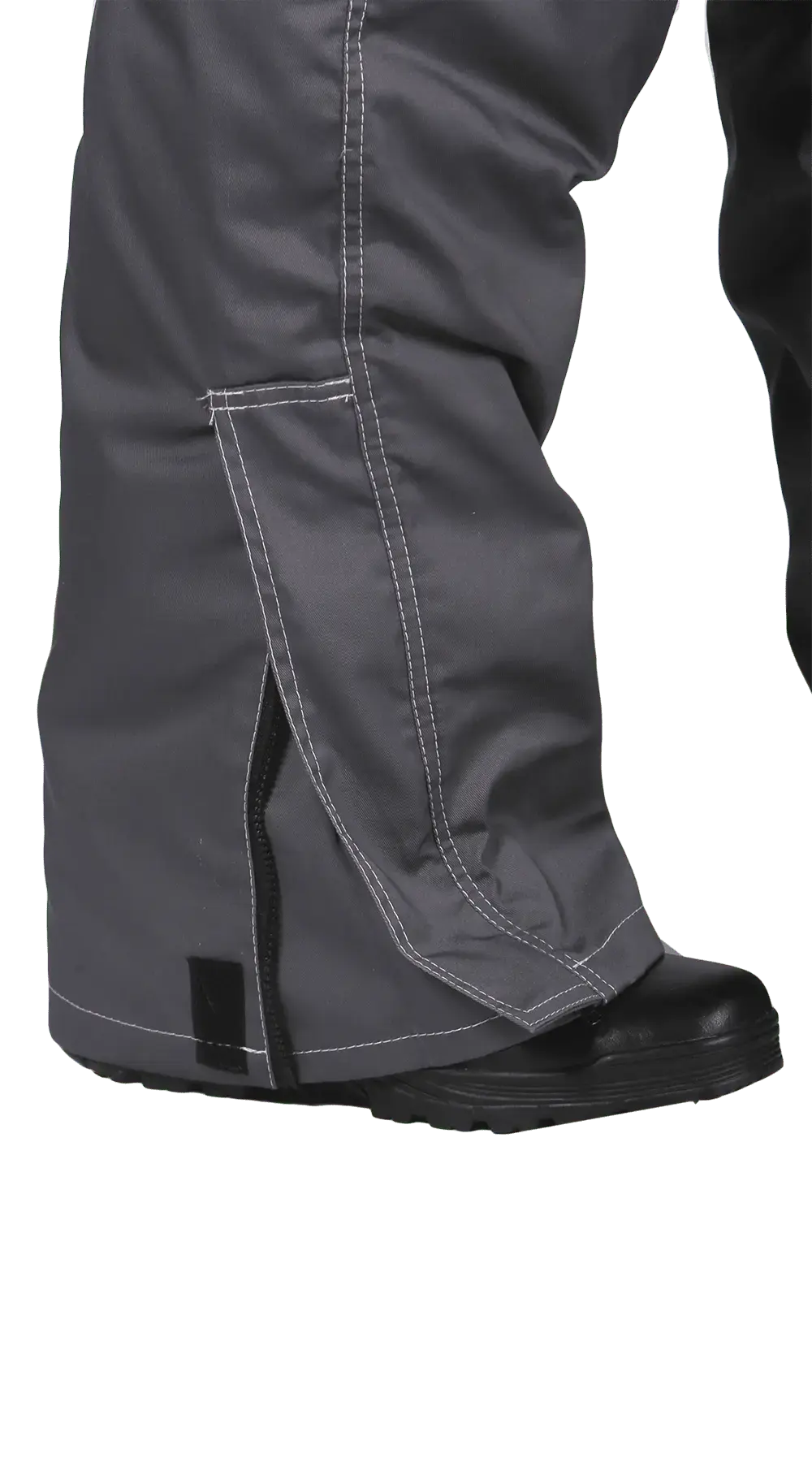 Полукомбинезон рабочий мужской утепленный зимний RONTA PL581 темно-серый